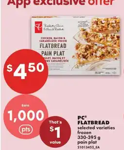 No Frills PC FLATBREAD offer