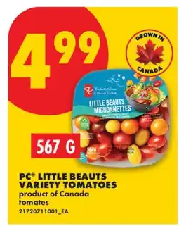 No Frills PC LITTLE BEAUTS VARIETY TOMATOES offer