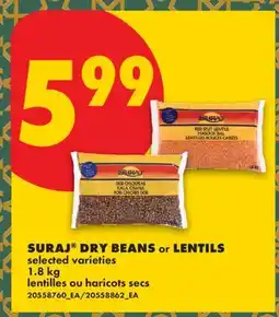 No Frills SURAJ DRY BEANS OR LENTILS offer