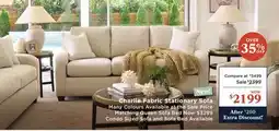 La Z Boy Charlie Fabric Stationary Sofa offer