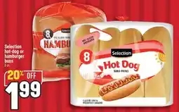 Marché Adonis Selection hot-dog or hamburger buns offer