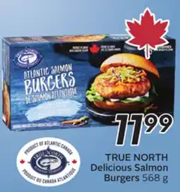 Sobeys TRUE NORTH Delicious Salmon Burgers offer