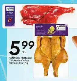 Sobeys PANACHE Flattened Chicken in Various Flavours offer