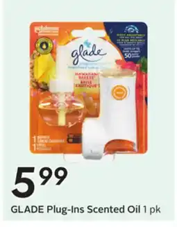 Sobeys GLADE Plug-Ins Scented Oil offer
