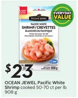 Sobeys OCEAN JEWEL Pacific White Shrimp offer