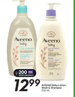 Sobeys AVEENO Baby Lotion, Wash & Shampoo offer