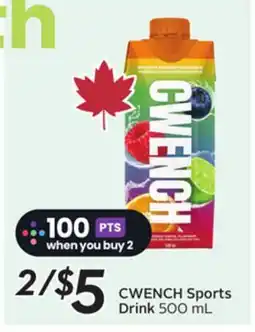 Sobeys CWENCH Sports Drink offer