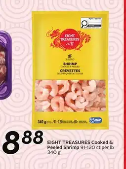 Sobeys EIGHT TREASURES Cooked & Peeled Shrimp - Global Market offer
