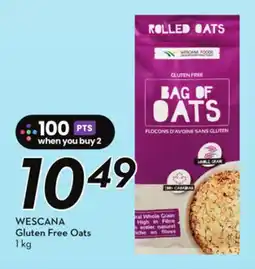 Sobeys WESCANA Gluten Free Oats offer