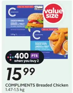 Sobeys COMPLIMENTS Breaded Chicken offer