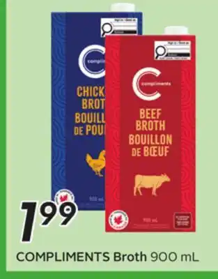Sobeys COMPLIMENTS Broth offer