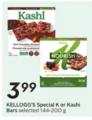 Sobeys KELLOGG'S Special K or Kashi Bars offer