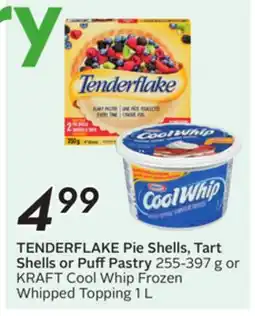 Sobeys TENDERFLAKE Pie Shells, Tart Shells or Puff Pastry offer