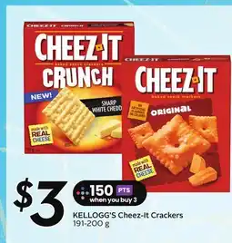 Sobeys KELLOGG'S Cheez-It Crackers offer