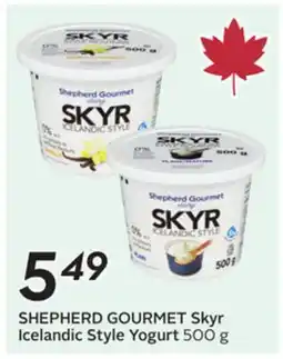 Sobeys SHEPHERD GOURMET Skyr Icelandic Style Yogurt offer