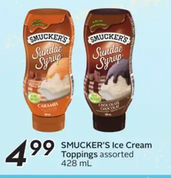 Sobeys SMUCKER'S Ice Cream Toppings offer