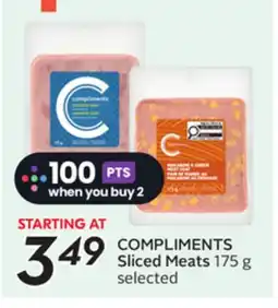 Sobeys COMPLIMENTS Sliced Meats offer