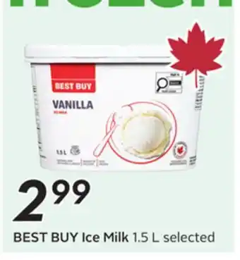 Sobeys BEST BUY Ice Milk offer