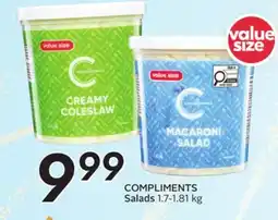 Sobeys COMPLIMENTS Salads offer