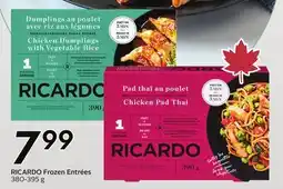 Sobeys RICARDO Frozen Entrées offer