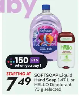 Sobeys SOFTSOAP Liquid Hand Soap offer