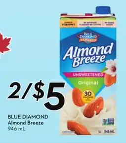 Sobeys BLUE DIAMOND Almond Breeze offer