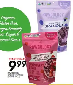 Sobeys RAWCOLOGY Organic Grain Free Granola offer