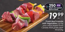 Sobeys Fresh Beef Kabobs with Vegetables offer