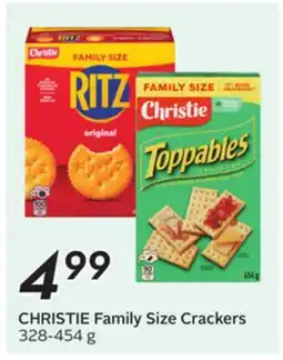 Sobeys CHRISTIE Family Size Crackers offer