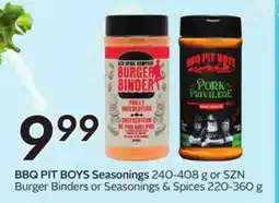 Sobeys BBQ PIT BOYS Seasonings offer