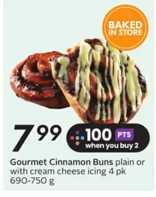 Sobeys Gourmet Cinnamon Buns offer