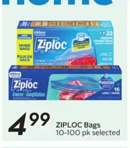 Sobeys ZIPLOC Bags offer