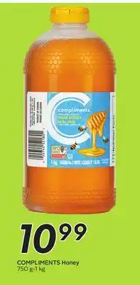 Sobeys COMPLIMENTS Honey offer