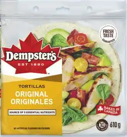 Walmart Dempster's 10 tortillas offer