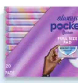Walmart Always Flexfoam pads offer