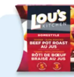 Walmart Lou's Kitchen fully cooked entrees offer