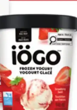 Walmart iogo frozen yogurt tubs offer