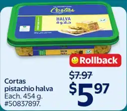 Walmart Cortas pistachio halva offer