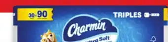 Walmart Charmin bathroom tissue 30 triple rolls offer