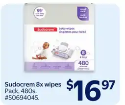 Walmart Sudocrem 8x wipes offer