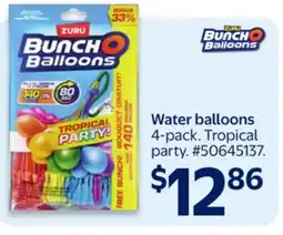 Walmart Water balloons offer