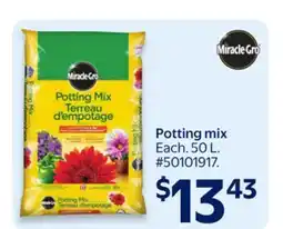 Walmart Miracle Gro Potting mix offer