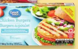 Walmart Great Value fully cooked burgers offer