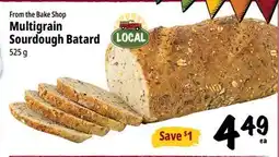 Farm Boy From the Bake Shop Multigrain LOCAL Sourdough Batard offer