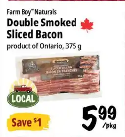 Farm Boy Farm Boy Naturals Double Smoked Sliced Bacon offer