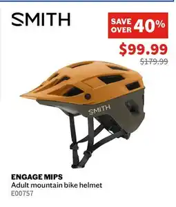 Sports Experts SMITH ENGAGE MIPS Adult mountain bike helmet offer