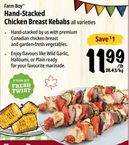 Farm Boy Farm Boy Hand-Stacked Chicken Breast Kebabs offer