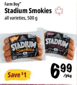 Farm Boy Farm Boy Stadium Smokies offer