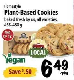 Farm Boy Homestyle Plant-Based Cookies offer