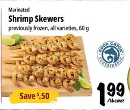 Farm Boy Marinated Shrimp Skewers offer